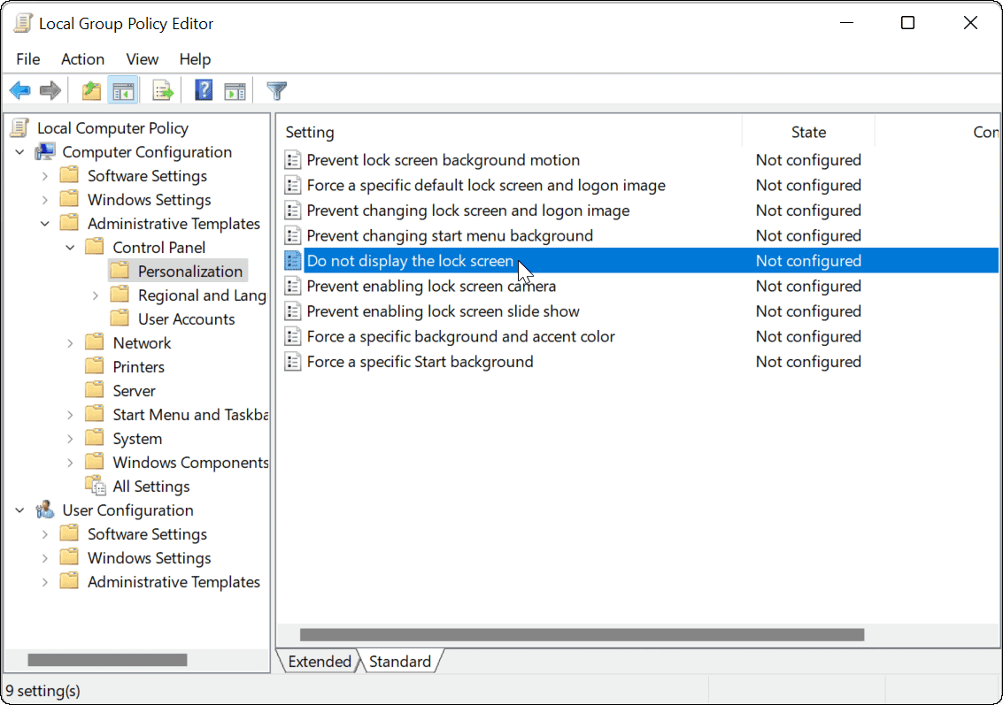 如何在 Windows 11 中禁用屏幕锁定？