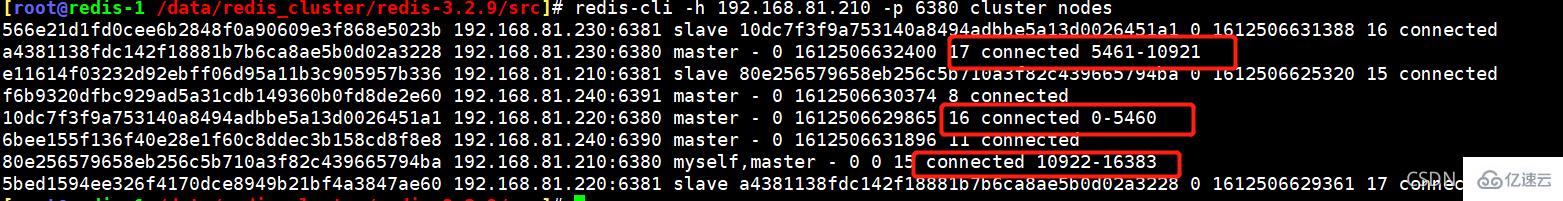 Redis Cluster集群缩容主从节点的步骤