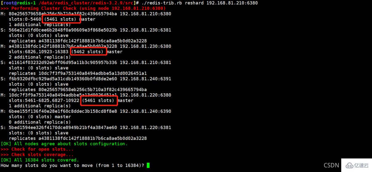 Redis Cluster集群缩容主从节点的步骤