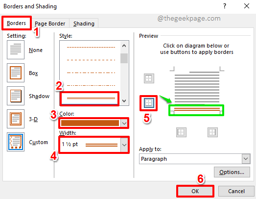 如何在 Word 文档中插入内置和自定义的水平线
