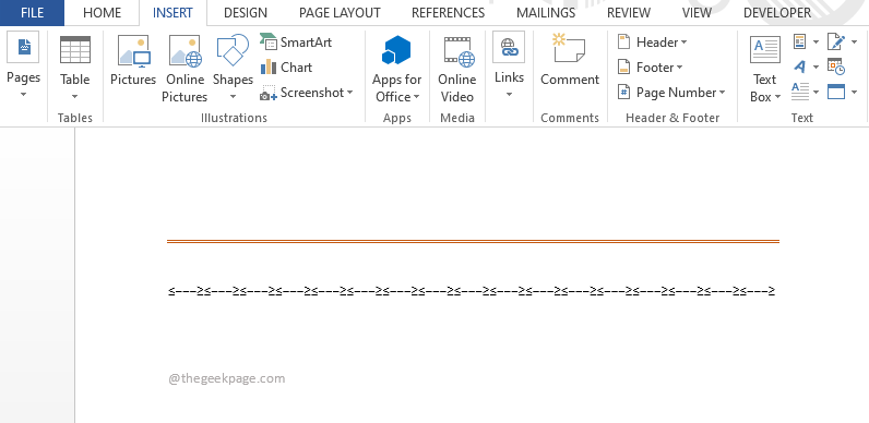 如何在 Word 文档中插入内置和自定义的水平线
