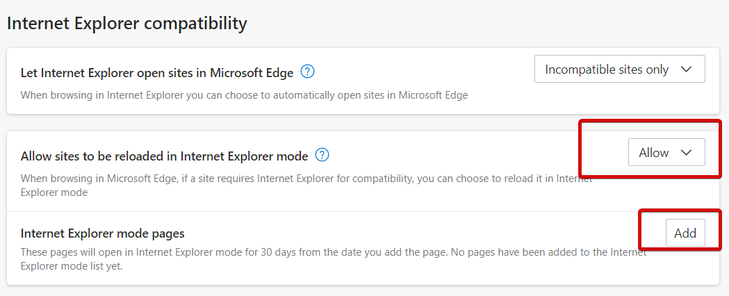 如何停止 Microsoft Edge 在 Internet Explorer 中的重定向？