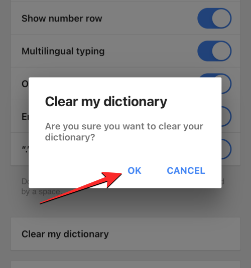 如何清除 iPhone 键盘的输入历史记录?
