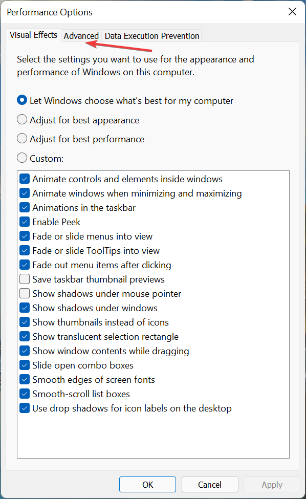 如何在 Windows 11 中配置虚拟内存（页面文件）