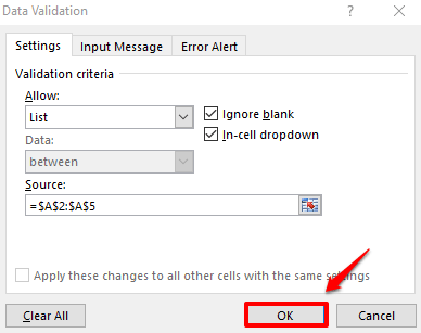 如何在 Excel 中创建有符号的下拉菜单