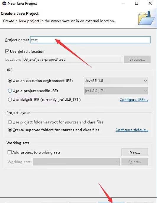 如何使用Eclipse创建Java项目?