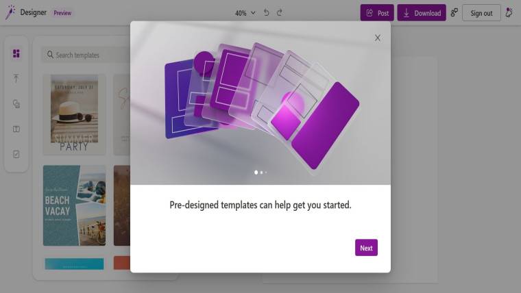 泄露的未知 Windows 11 应用程序“Designer”展示多张图片