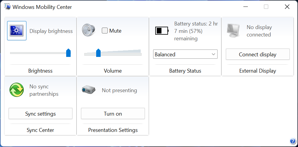 如何在 Windows 设备中找到 Windows 移动中心？