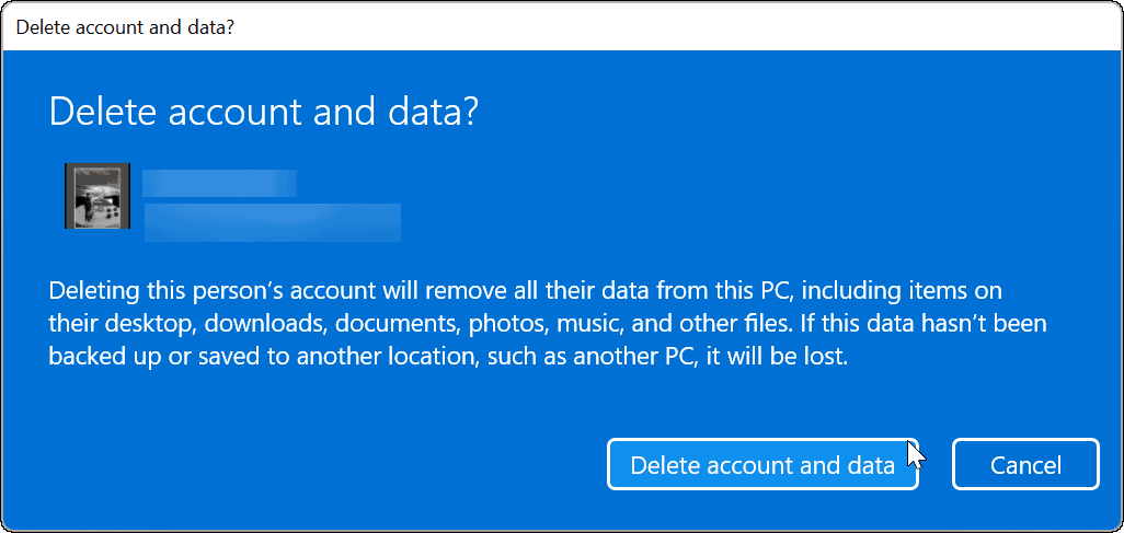 如何从 Windows 11 中删除 Microsoft 账户