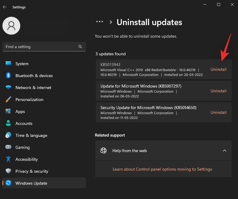 如何解决 Windows 11 KB5013943 更新引起的 0xc0000135 错误？