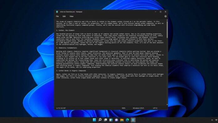 Windows 11中记事本性能比Win32应用程序慢
