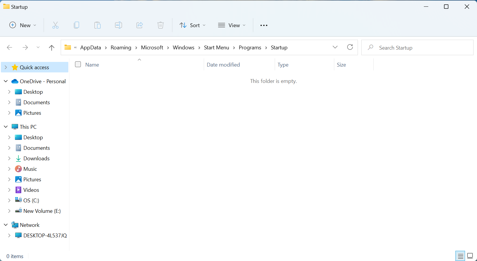 3 Windows 11 启动文件夹为空时的快速解决方案