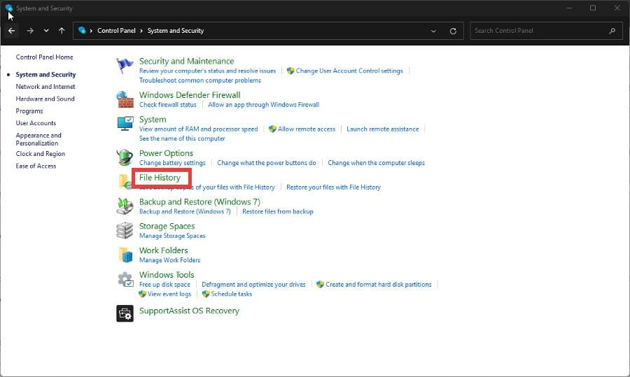只需几个简单的步骤即可恢复 Windows 11 备份选项