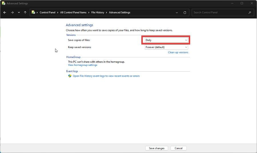 只需几个简单的步骤即可恢复 Windows 11 备份选项