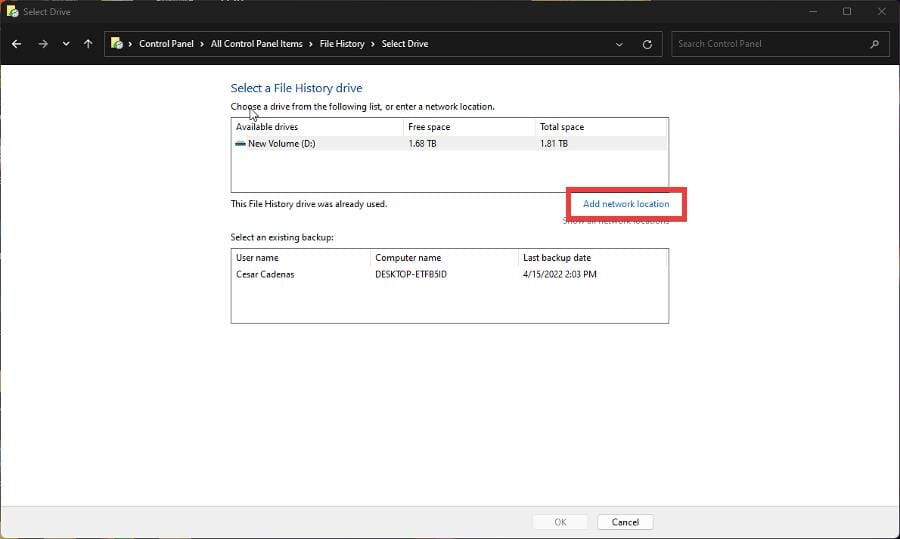 只需几个简单的步骤即可恢复 Windows 11 备份选项