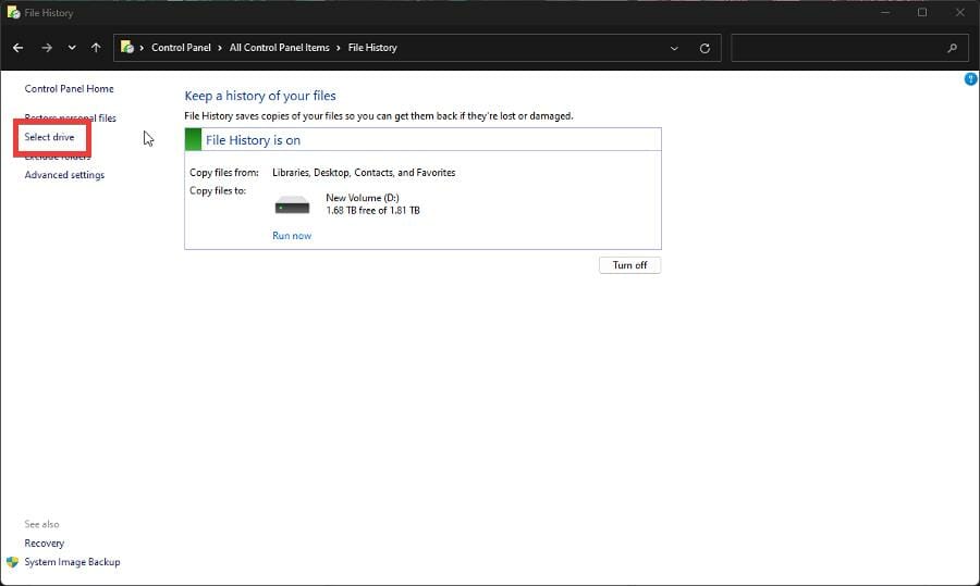 只需几个简单的步骤即可恢复 Windows 11 备份选项