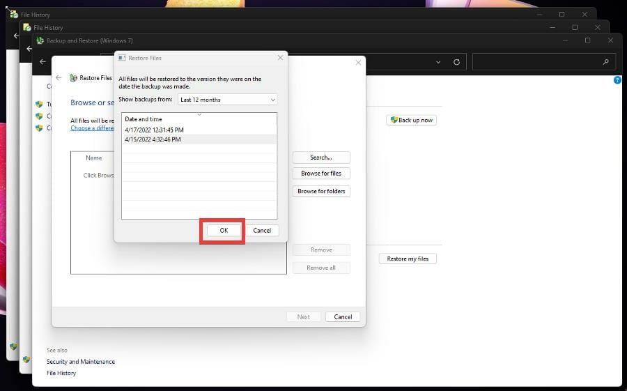 只需几个简单的步骤即可恢复 Windows 11 备份选项