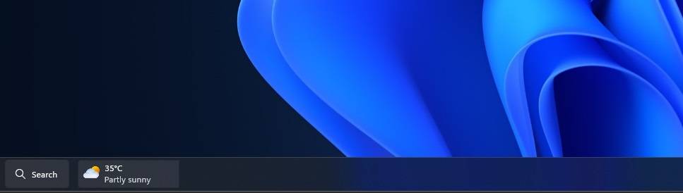 Windows 11 希望你在任务栏上看到更多动态内容