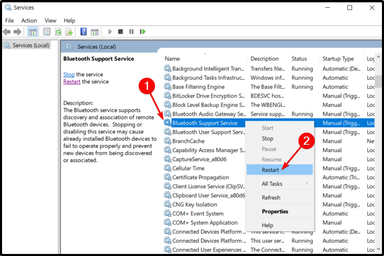 修复: Windows 11 蓝牙设备已配对但未连接