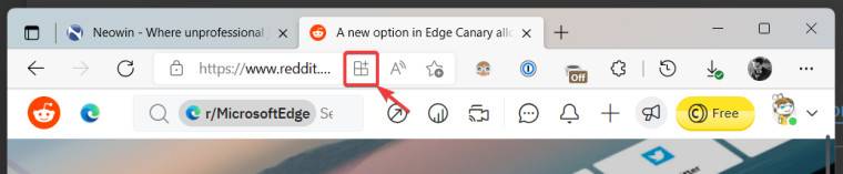 Edge Canary 获得 Web 应用程序的链接处理