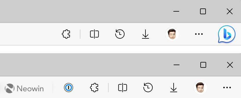 如何禁用 Microsoft Edge 中的 Bing 按钮？