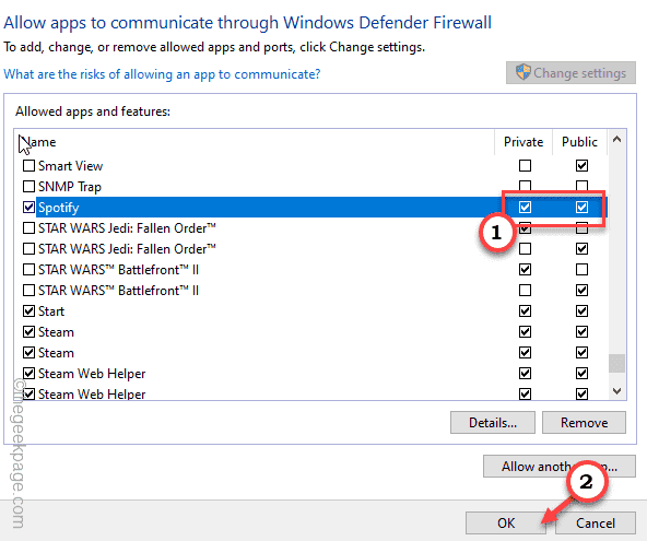 防火墙可能正在阻止Windows 11 / 10中的Spotify问题