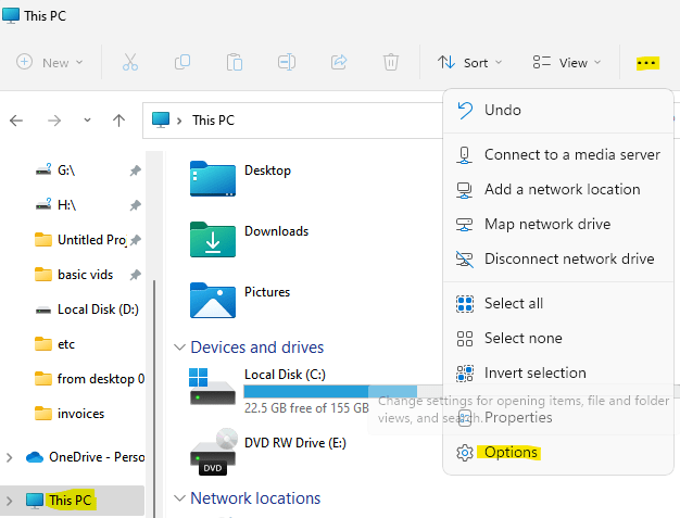 如何在 Windows 11 上的文件资源管理器中清除快速访问历史记录