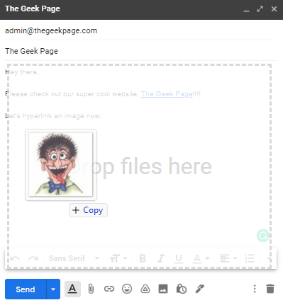 如何在 Gmail 中添加文本和图像的超链接