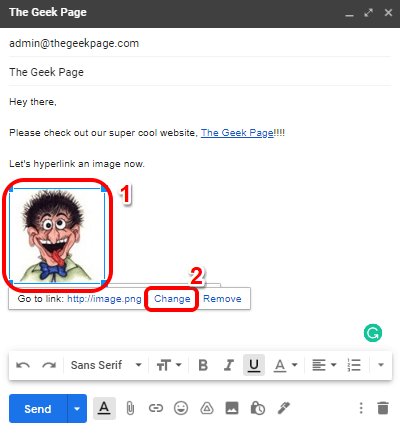 如何在 Gmail 中添加文本和图像的超链接