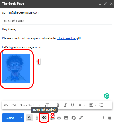 如何在 Gmail 中添加文本和图像的超链接
