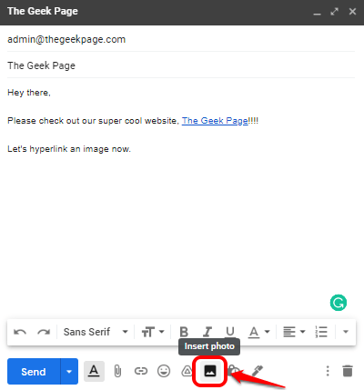 如何在 Gmail 中添加文本和图像的超链接