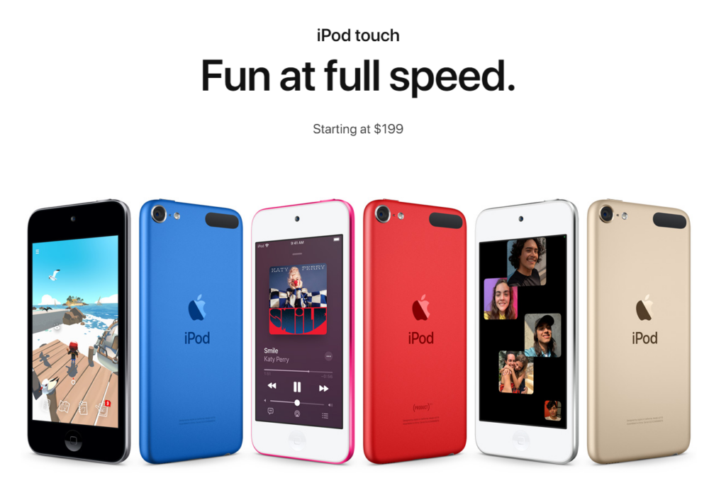 iPod touch 页面现已移除自Apple 官网