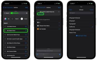 如何根据时间或位置自动更改 Apple Watch 表盘