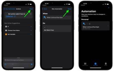 如何根据时间或位置自动更改 Apple Watch 表盘