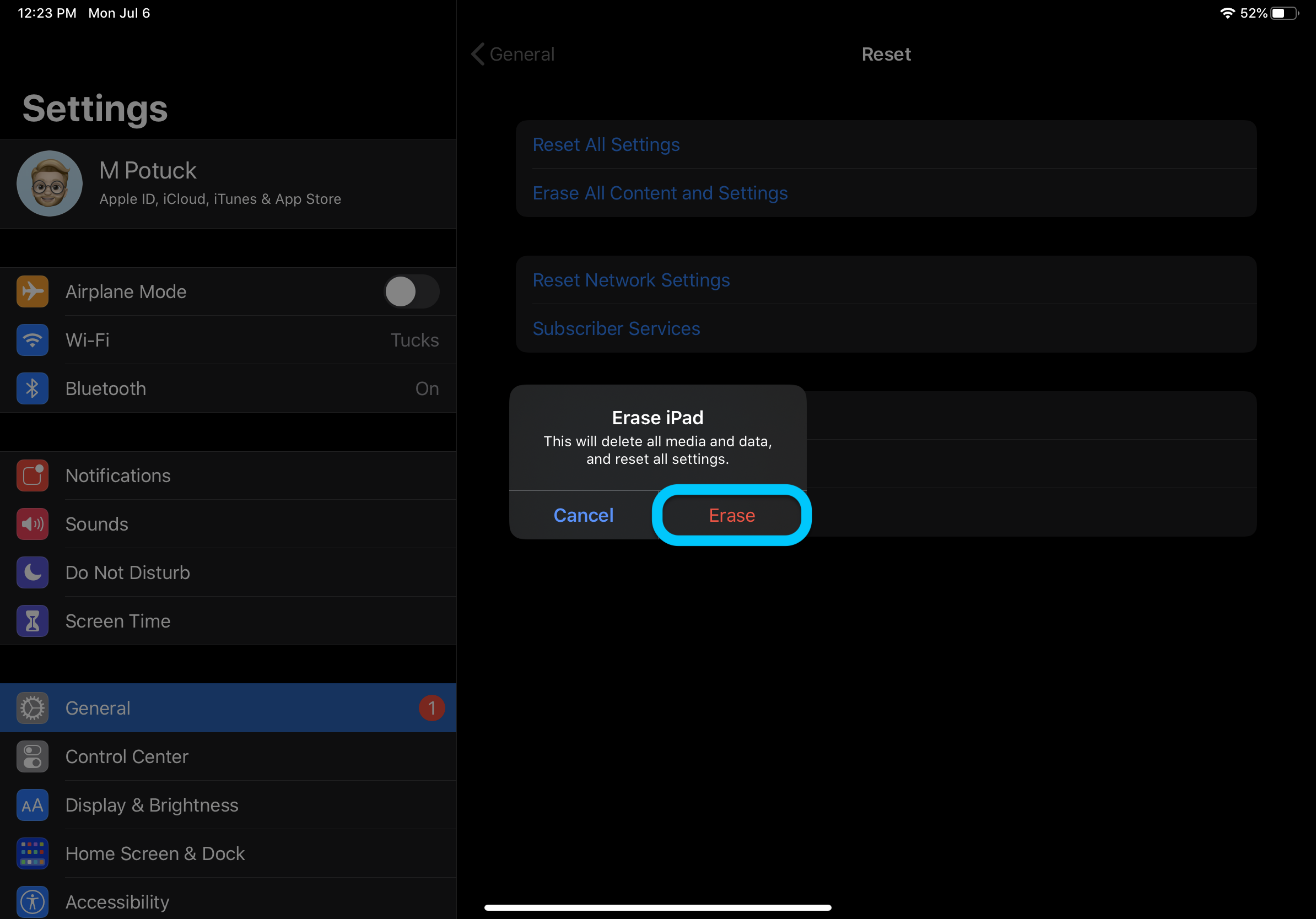 如何将 iPad 恢复出厂设置并擦除所有内容