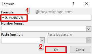 如何在 Microsoft Word 中对列中的值求和