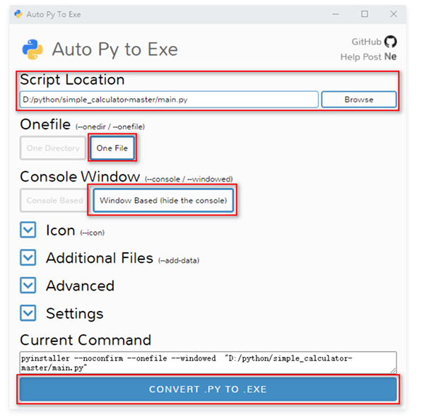 Python 脚本打包 exe,auto-py-to-exe 来帮你!