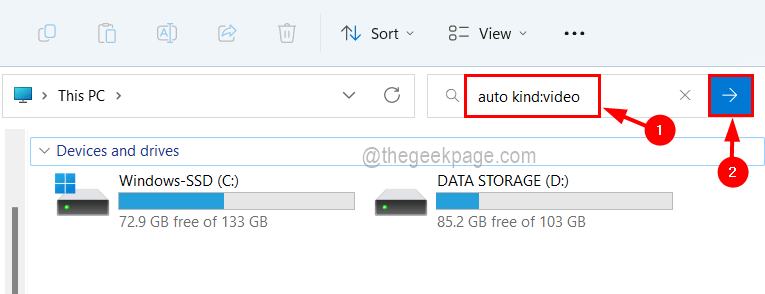 如何在 Windows 11 / 10 的文件资源管理器中仅搜索和获取视频文件