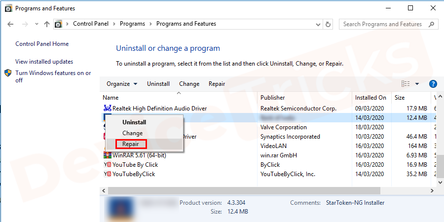 修复 Windows 10 错误:Windows 无法启动此硬件设备,因为其配置信息(在注册表中)不完整或已损坏。(代码 19)