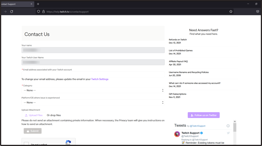 无法重设密码时修复 Twitch 的 3 种方法