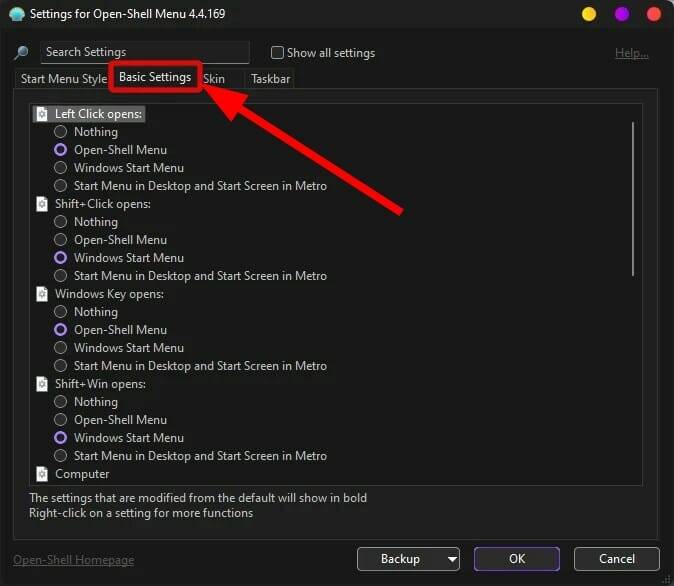 以下是 Open Shell Windows 11 无法正常工作问题的修复