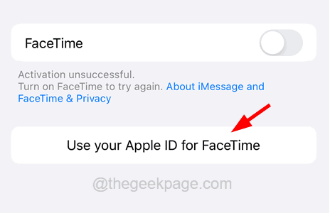 FaceTime无法在iPhone上运行[已解决]