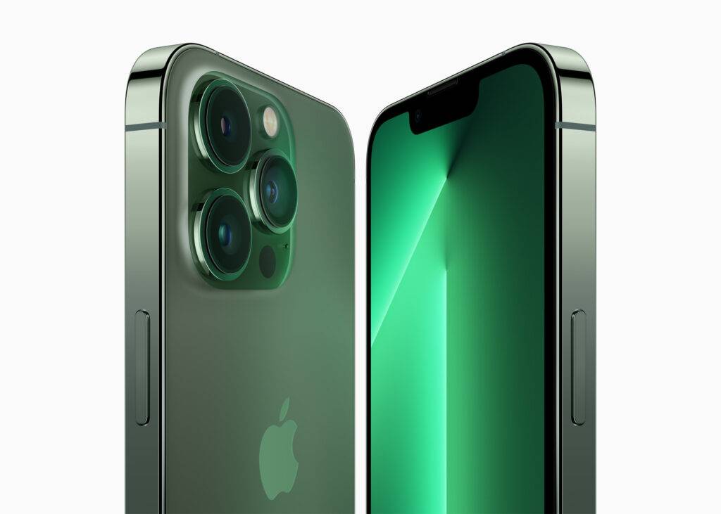 Apple 推出绿色版iPhone 13 Pro/ iPhone 13