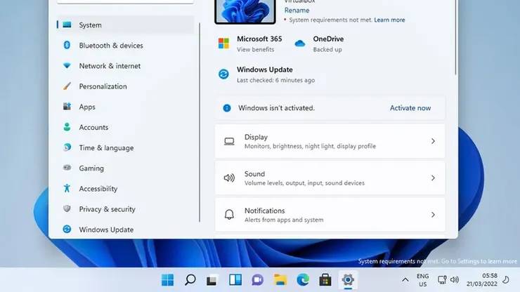 Windows 11 不受支持的硬件水印不会消失