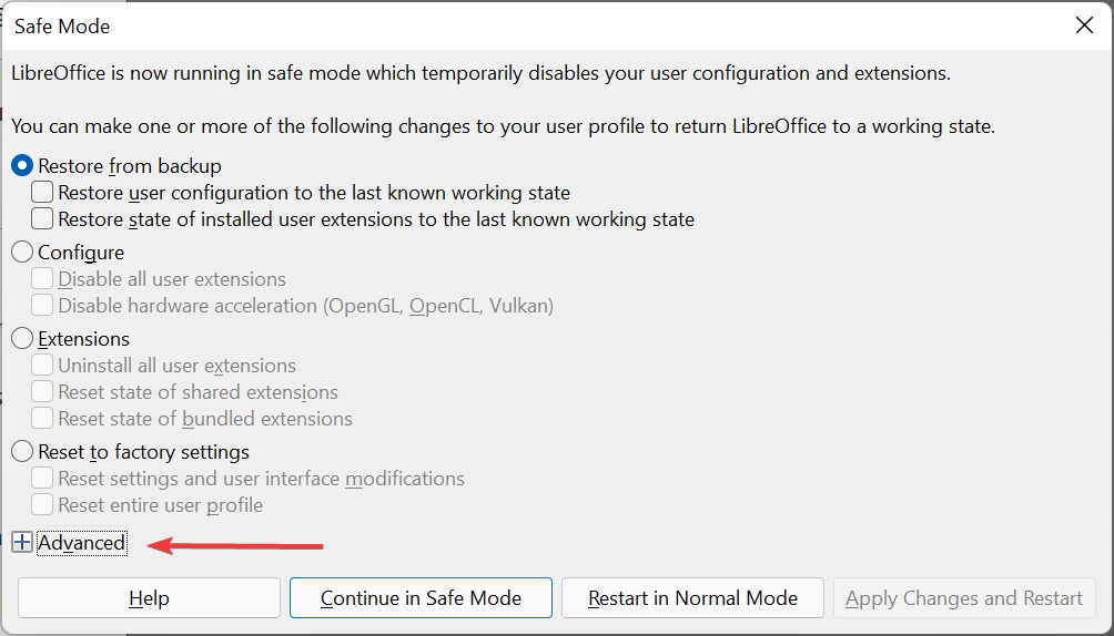 LibreOffice 无法在 Windows 11 中运行？这是做什么