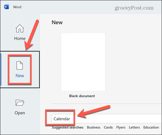 如何在 Word 中制作日历