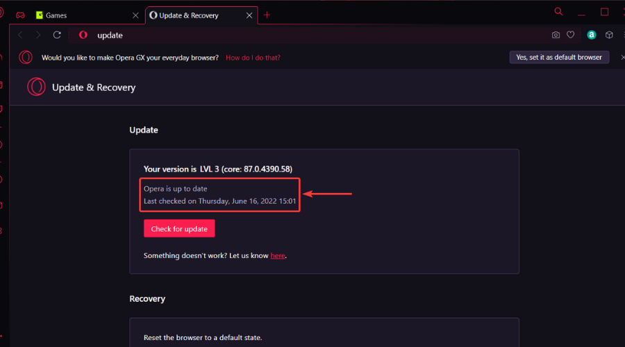 Opera GX 不会更新？这是您可以手动执行的方法
