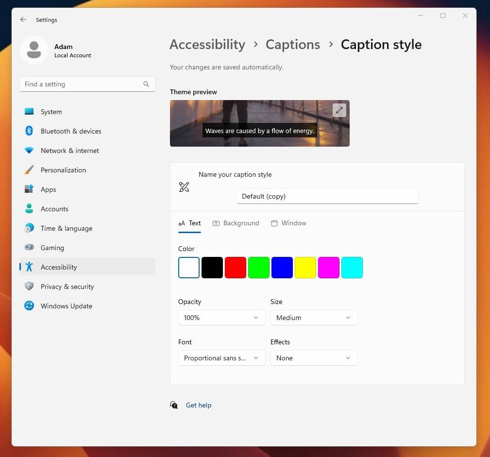 如何在 Windows 11 22H2 中使用实时字幕