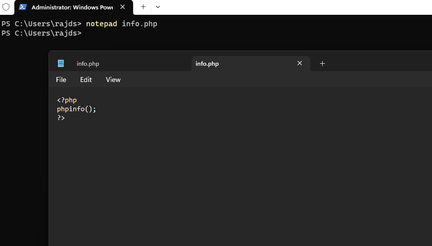 如何在 Windows 10 上安装 PHP | 11 使用命令提示符