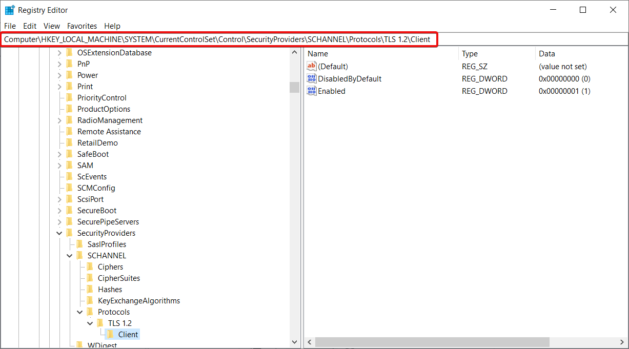 修复：创建 TLS 客户端凭据时发生致命错误